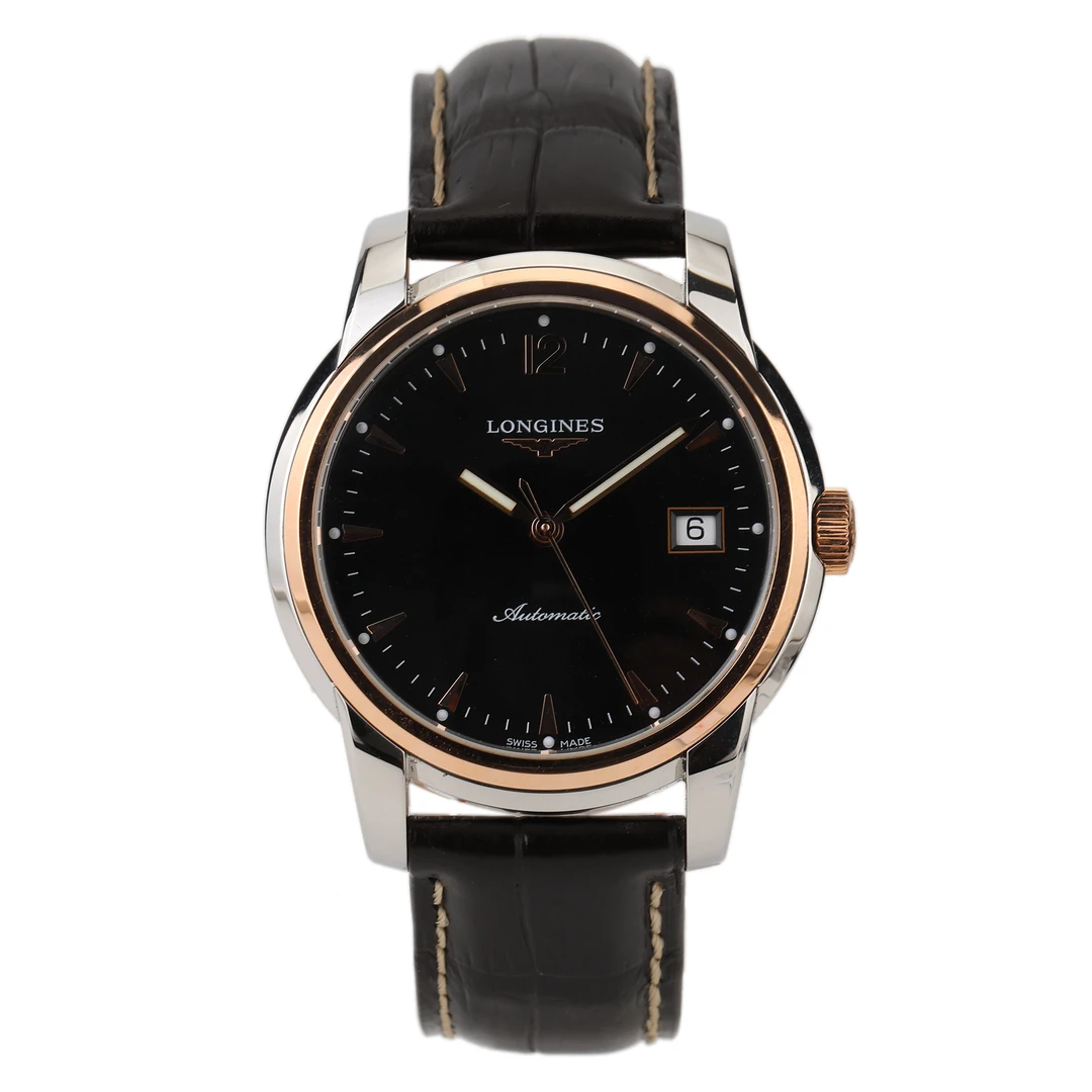 99新 Longines/浪琴 自动男表L2.763.5.52.3表径38.5