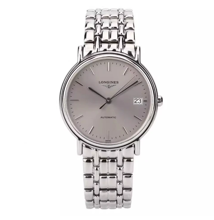 95新 Longines/浪琴 自动男表L4.821.4.72.6表径34.5