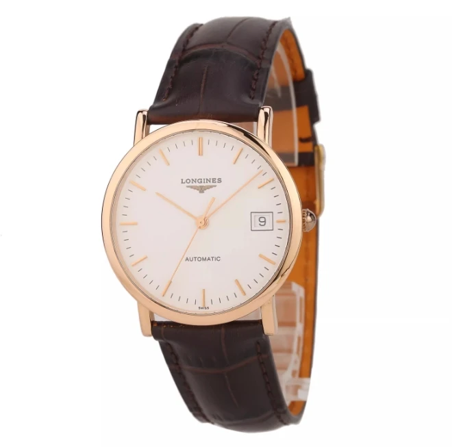 95新 Longines/浪琴 自动男表L4.778.8.12.0表径34.5公价25900