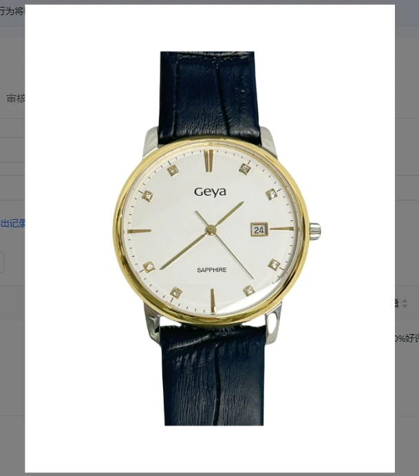 全新未使用 GEYA/格雅 石英男表G06205GYW