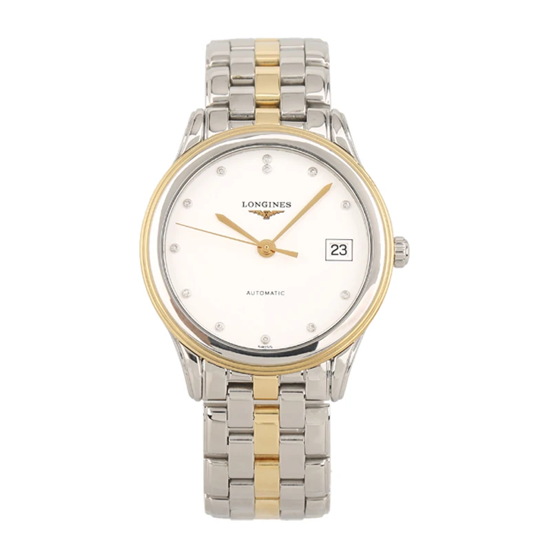 99新 Longines/浪琴 自动机械男表L4.774.5.27.7表径36