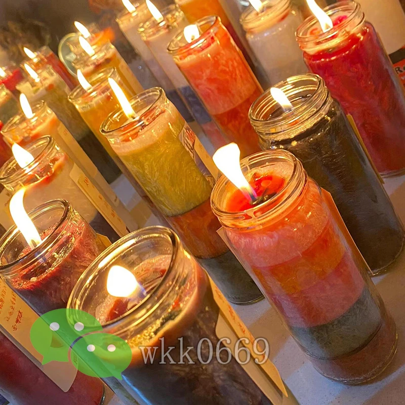 星体草许老墨香薰蜡烛愿新月和合七天仪式净化水晶药原创变美蜡烛