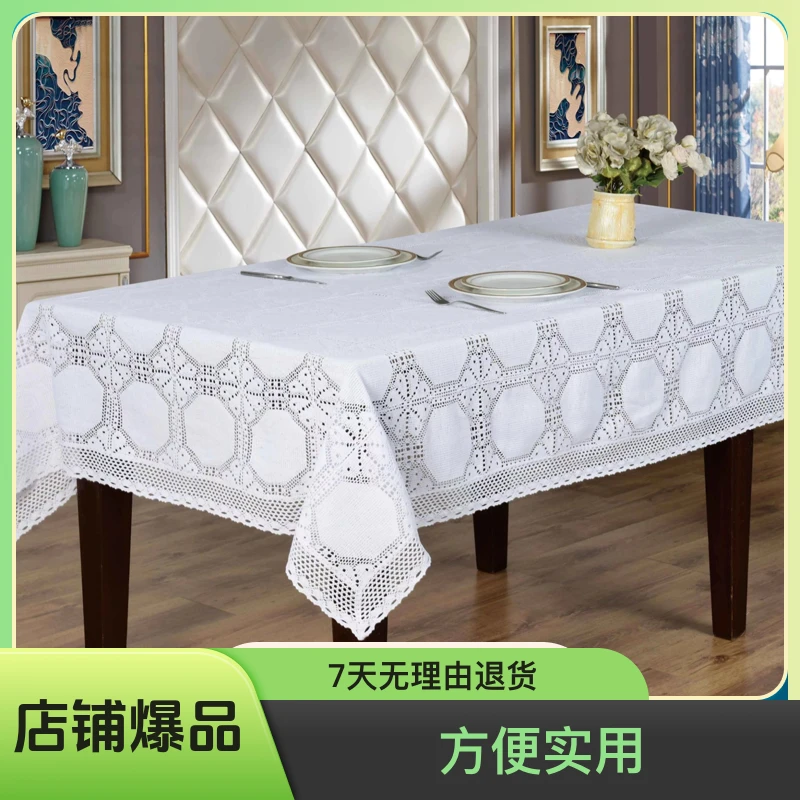 0419纯棉机织欧式电视盖巾，长方桌布，方桌布，床头柜盖巾，餐桌盖布