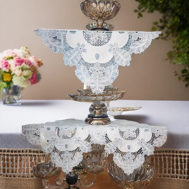 190精致欧式贡缎丝稠刺绣方巾桌旗桌布防油防水又防烫2025年新款