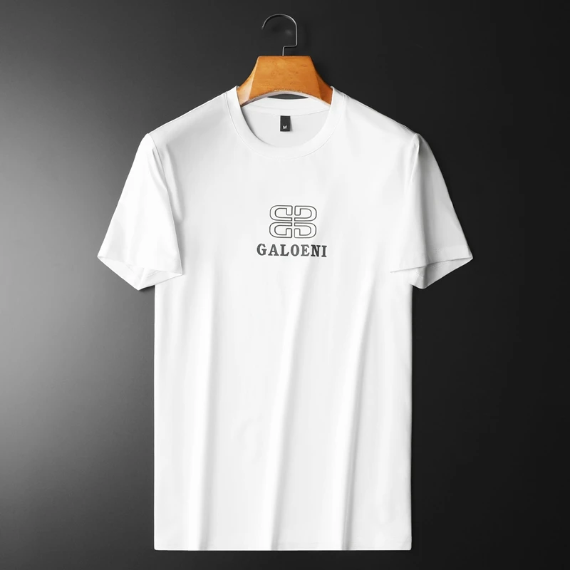 【轻奢欧货】2025年新款夏季男士百搭短袖T恤男潮牌男装修身半袖 潮