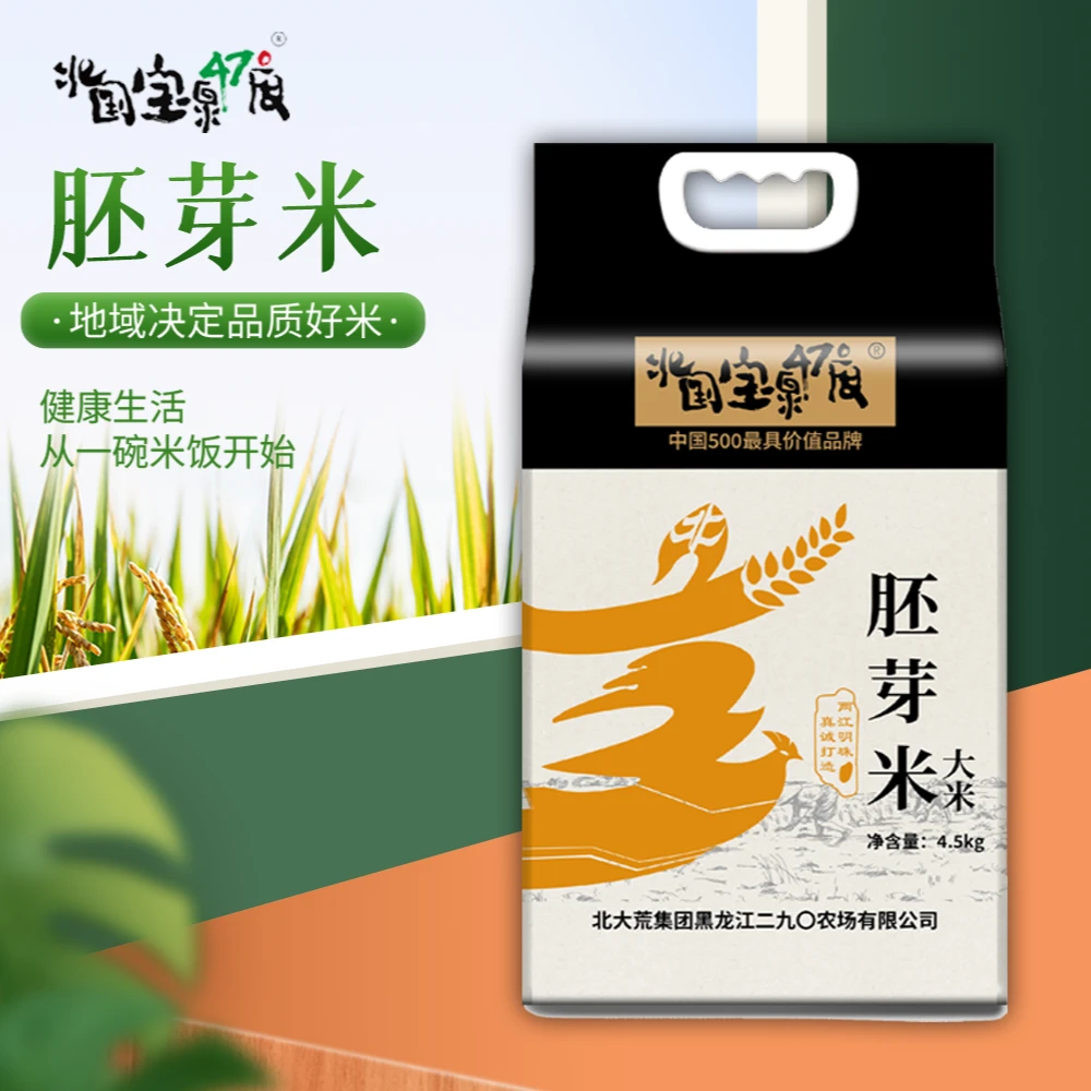 北国宝泉47度胚芽米4.5kg东北大米一年一季优选水稻