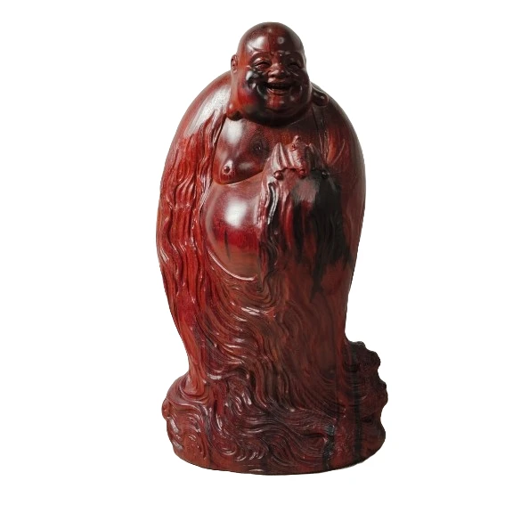小叶紫檀摆件弥勒佛