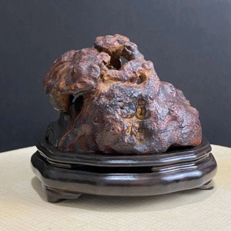 海南黄花梨随形香炉摆件