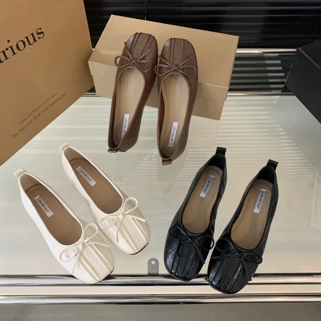 893-27主推新款减龄百搭时尚舒适软底方头浅口小香风气质温柔女鞋