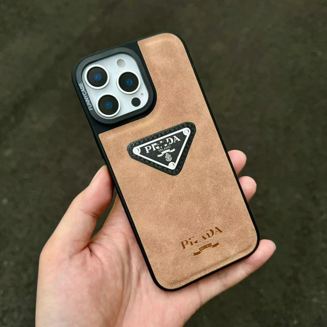 秋冬皮质P家适用苹果16promax手机壳iPhone15网红高级感13普拉14