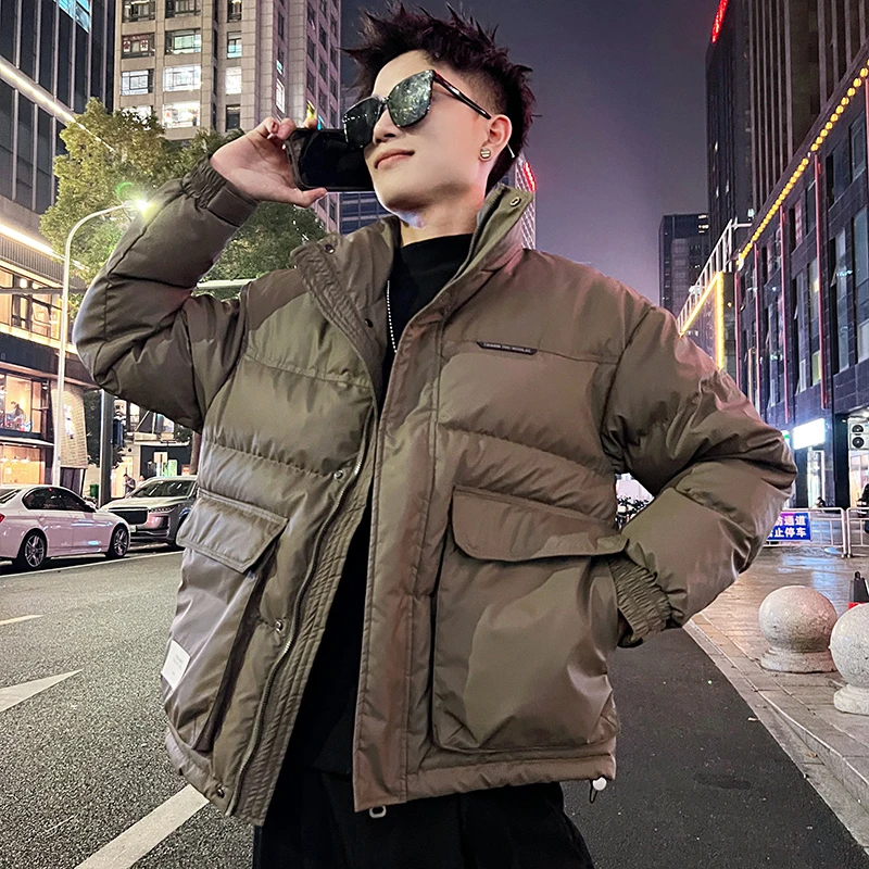 【反季清仓】棉衣男装冬季男士高级感秋冬立领韩版潮流百搭保暖外套
