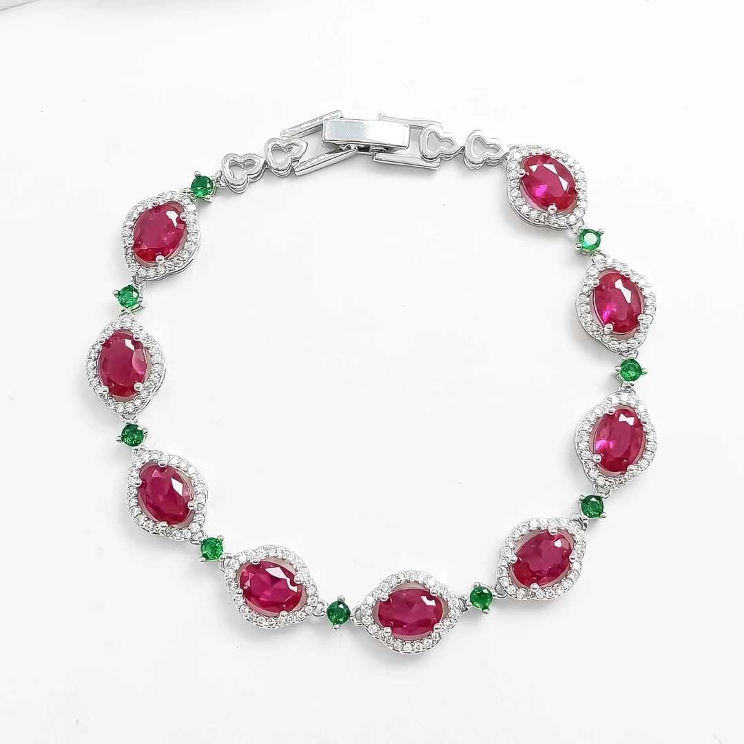 铜合金合成锆石手链 HLM-54704 手链欧美优雅简约气质百搭时尚