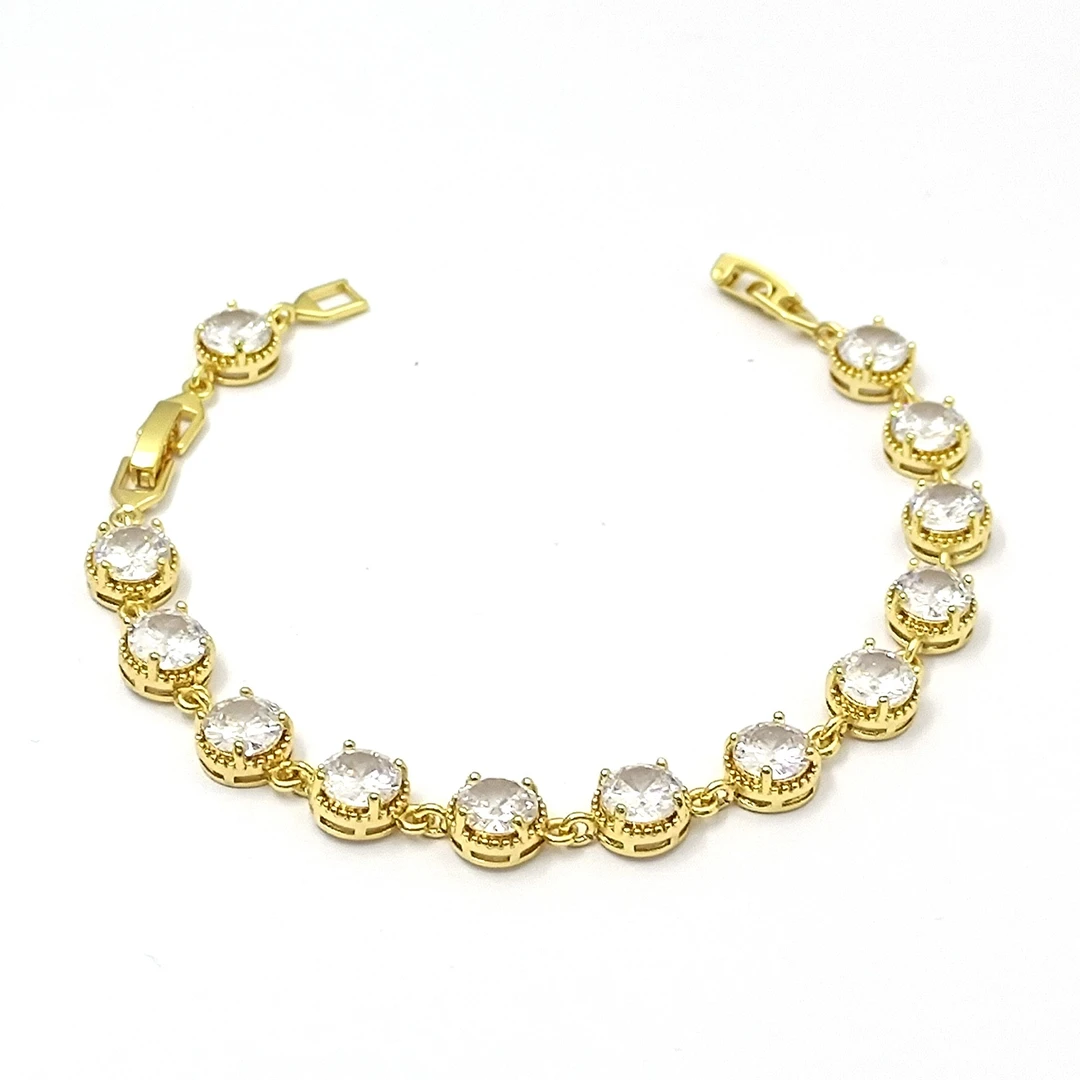 铜合金合成锆石手链 KDMX-51987 手链个性小众时尚欧美精致