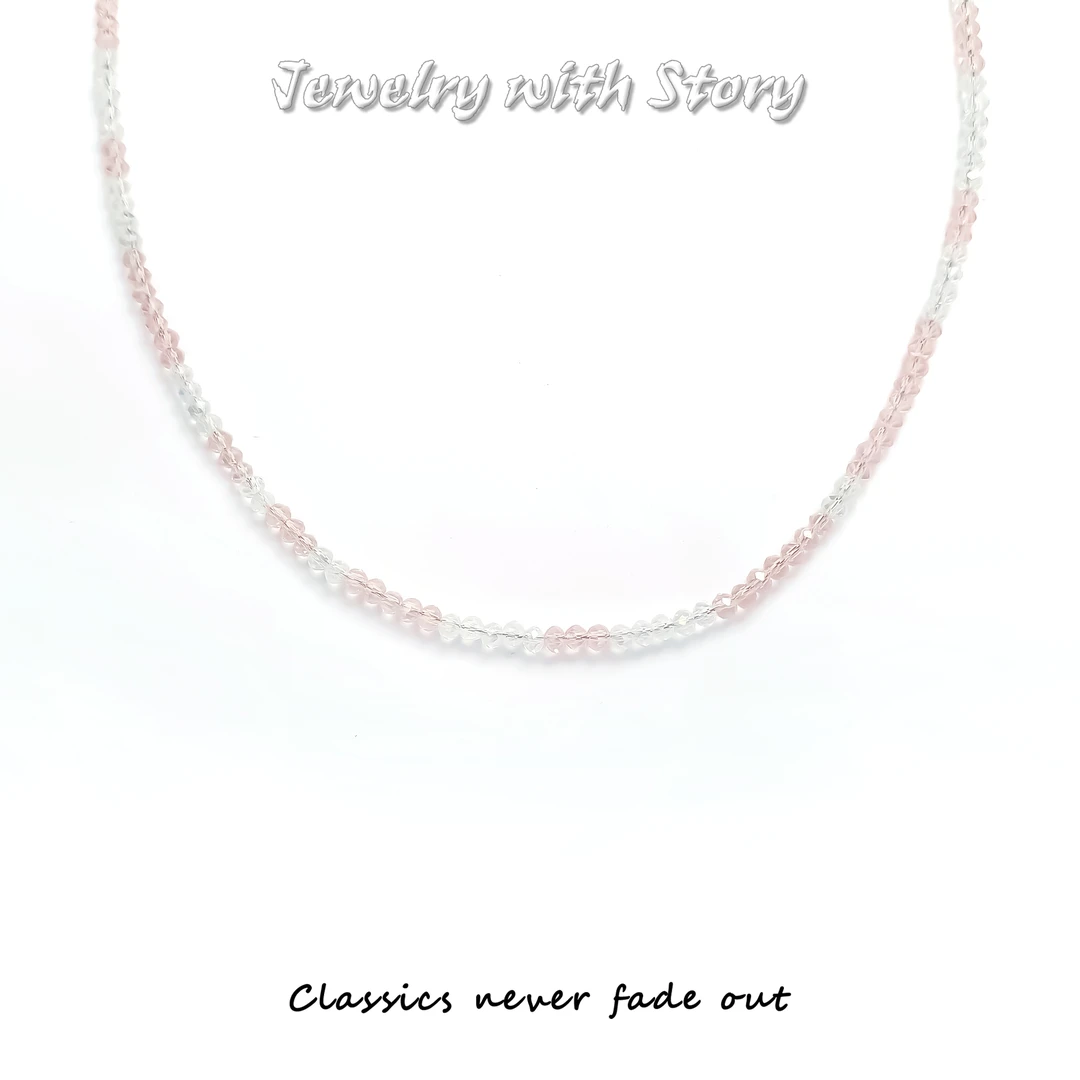 铜合金合成锆石项链 RSS-56331 项链百搭简约欧美时尚经典