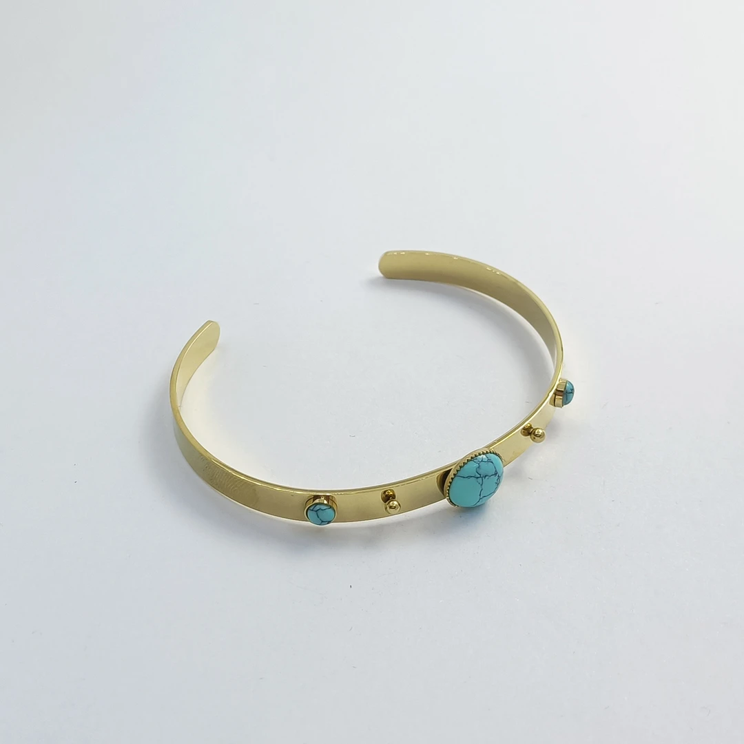 铜合金合成锆石手镯 RSS-55324 手镯简约欧美时尚小众百搭