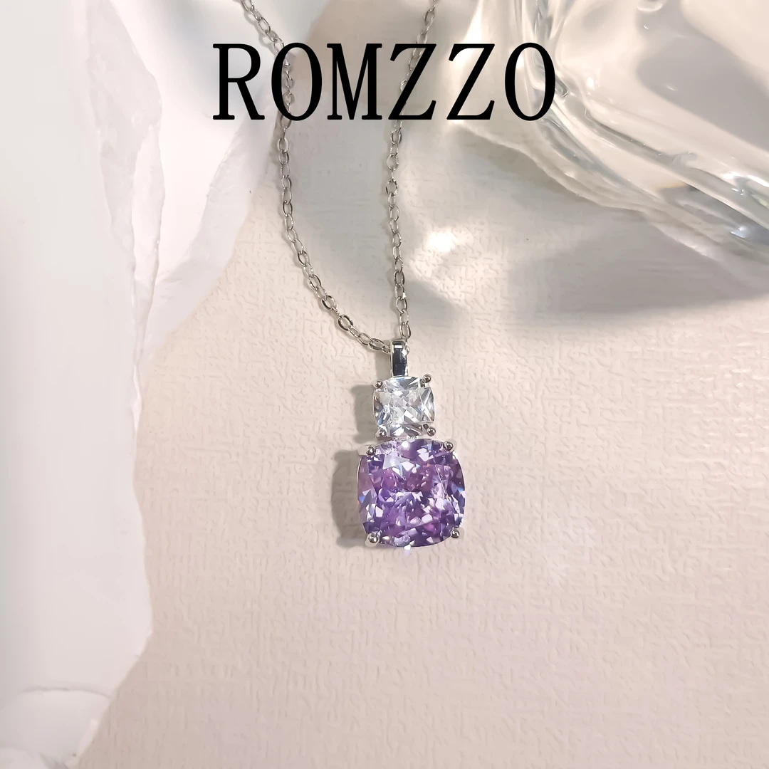 铜合金项链 WGTL-001224【紫缈】项链欧美简约气质时尚小众个性