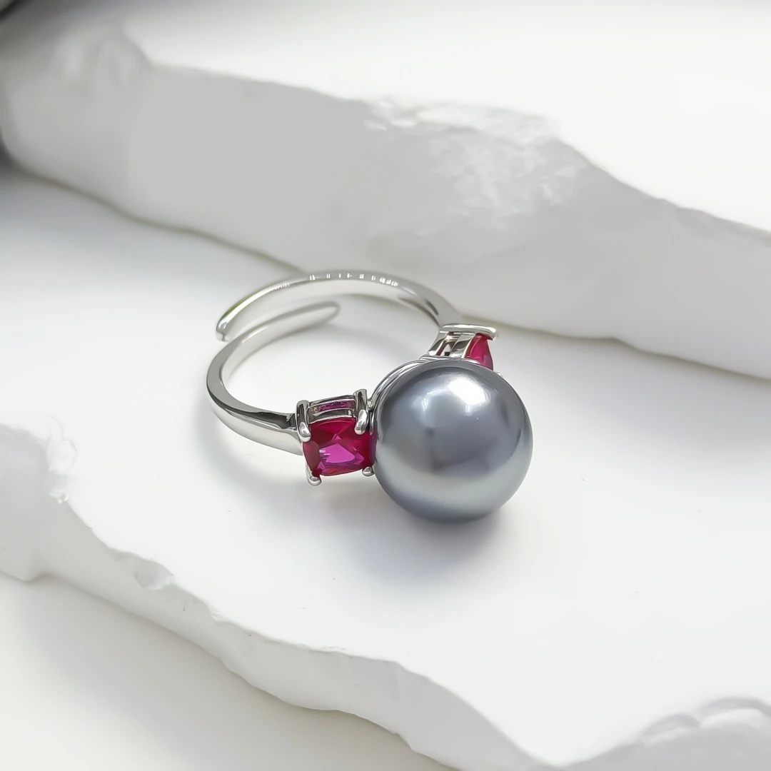 铜合金合成锆石戒指 FXLM-53327 戒指欧美经典轻奢气质简约精致