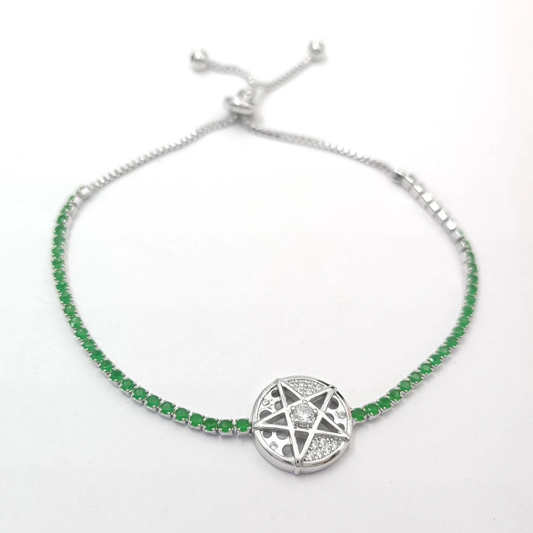 铜合金合成锆石手链 MKX-52158 手链时尚百搭精致欧美轻奢