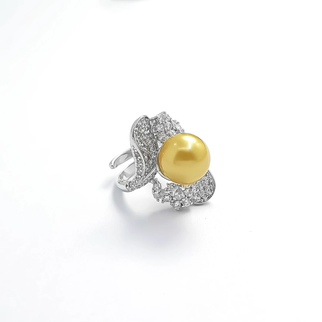 铜合金合成锆石戒指 WHLM-000721 【竟裳】 戒指精致时尚简约百搭