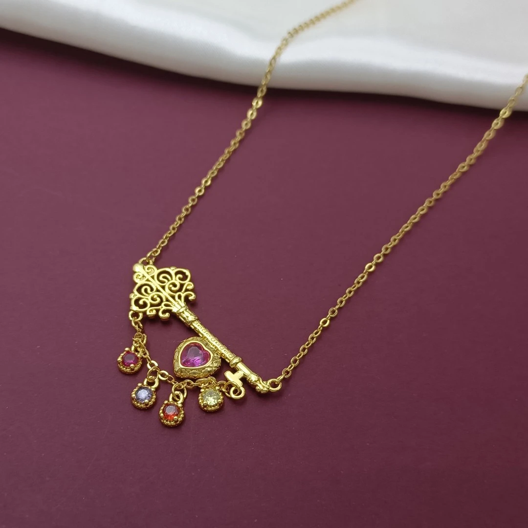 铜合金项链 WFM-52706 项链欧美简约气质时尚小众个性