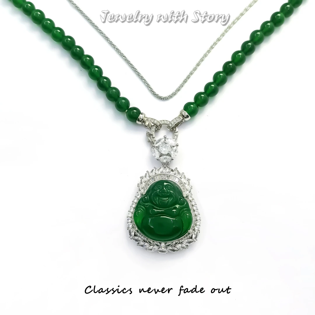 铜合金合成锆石项链 RSS-56099 项链高级感百搭设计欧美轻奢