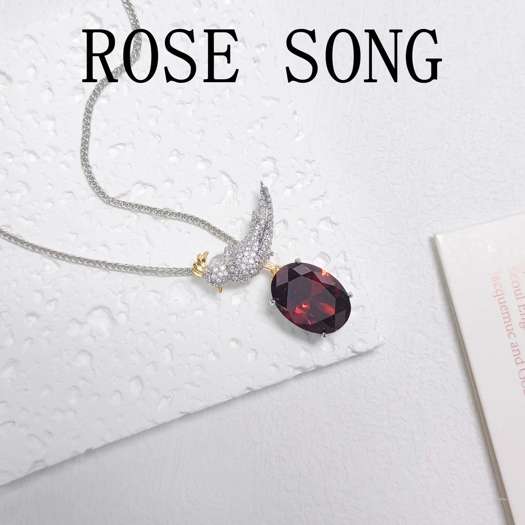 铜合金合成锆石项链 WRSS-001669【火焰诗篇】项链简约欧美时尚经典