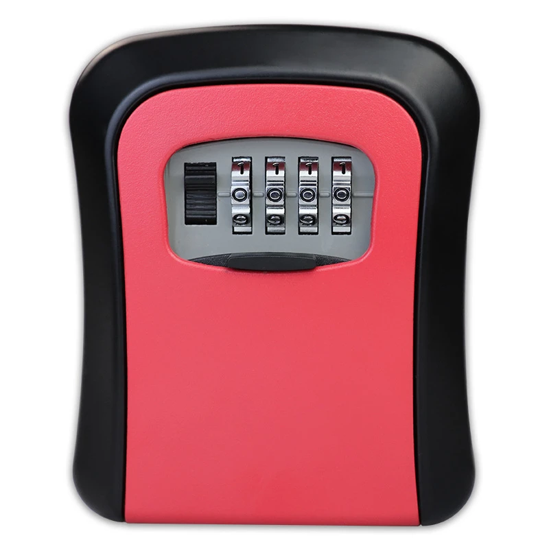 储物箱免钉装门口防盗盒子免安装密码钥匙盒装修猫眼密码锁盒民宿