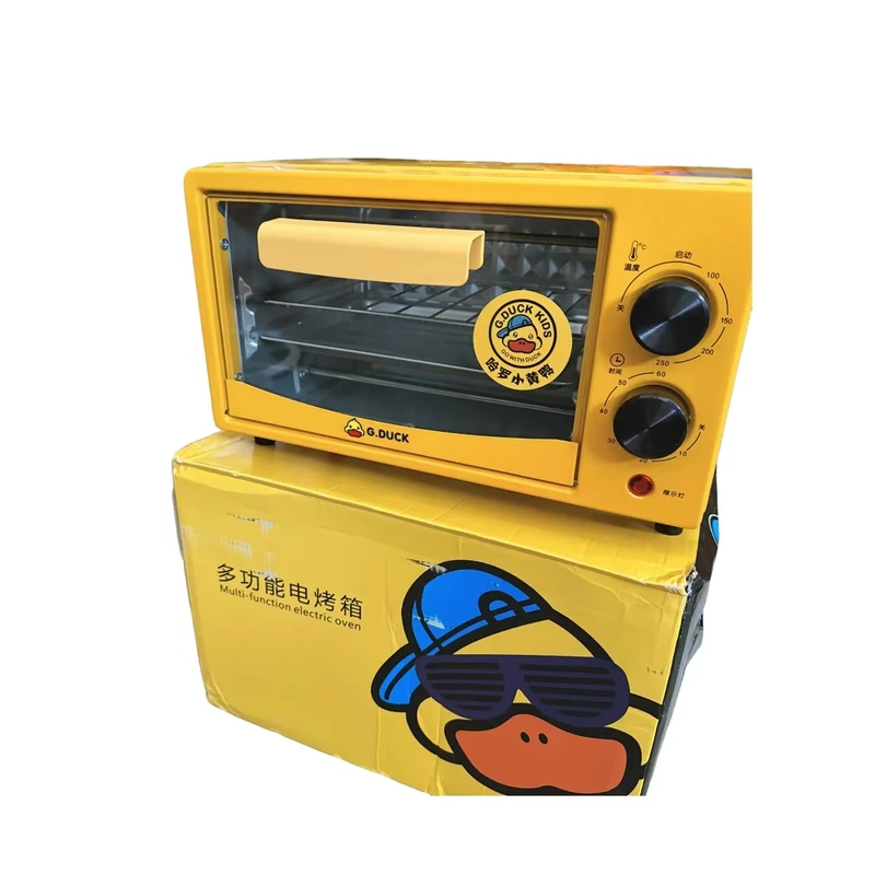 小鸭微波炉多功能小型烤箱迷你蒸烤蛋挞卡通烤箱