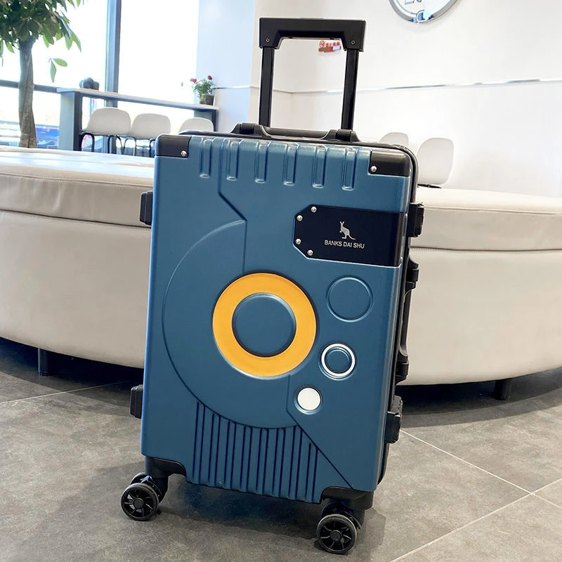 【厂家直销】结实耐用旅行箱男女学生新款拉杆箱铝框万向轮行李箱