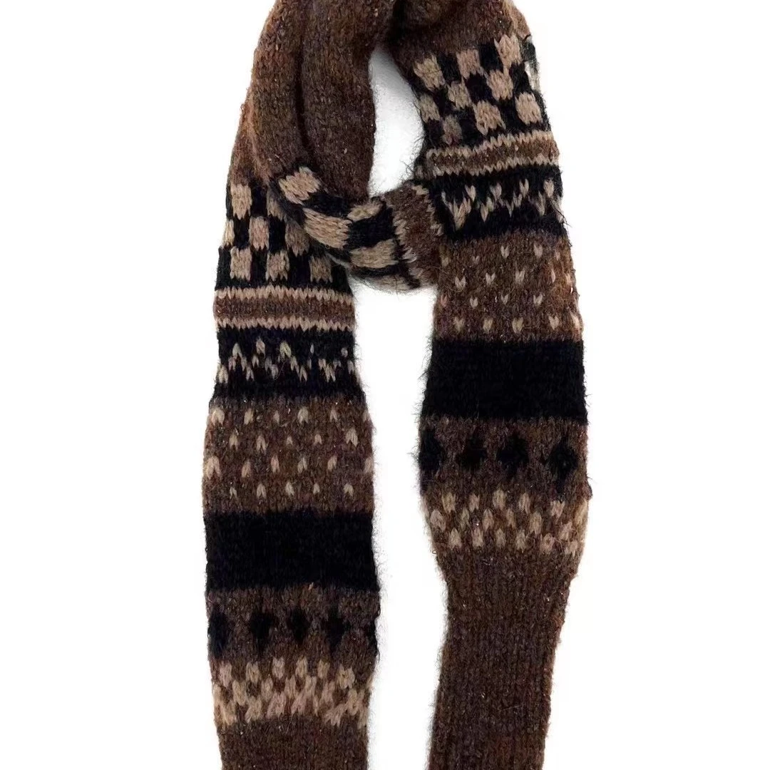 妝點家 左岸迷香 羊 驼 毛 秋冬款针织 围巾   Z22FW/ 7054