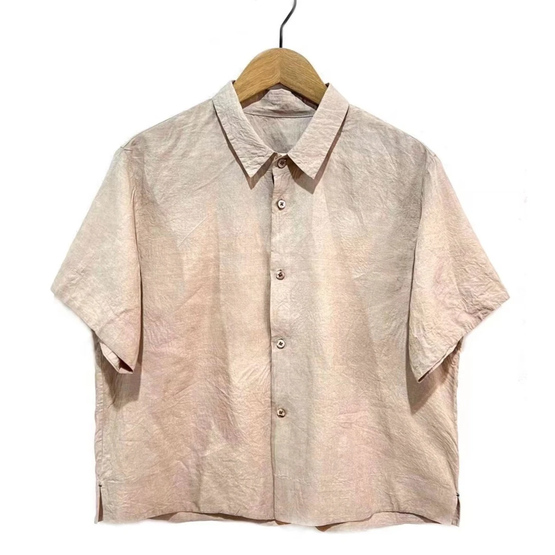 妝點家 左岸迷香 短衬衫 人丝 柞丝 棉 Z23SS 1005