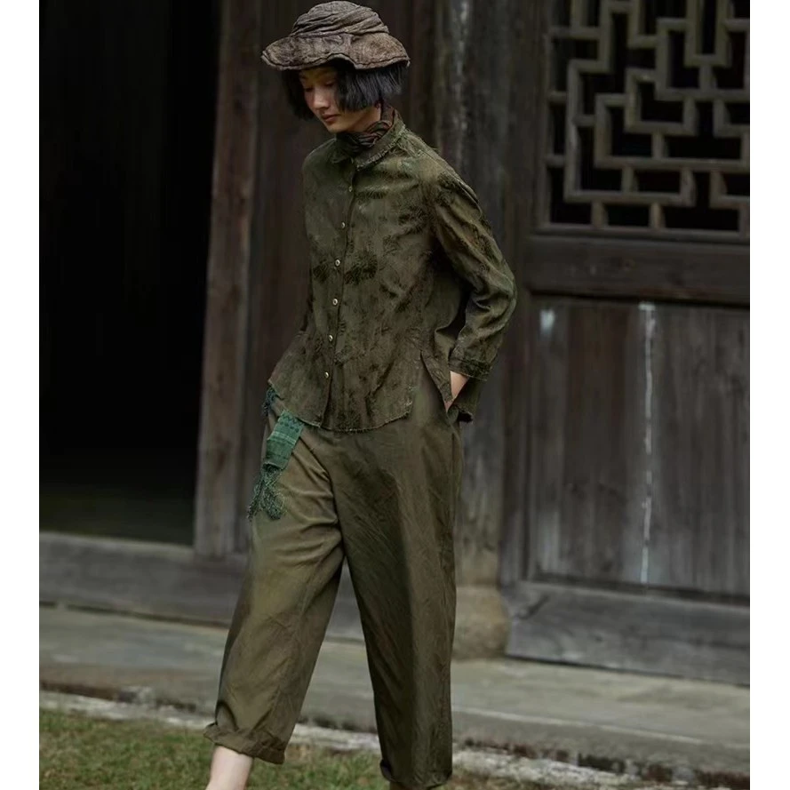 妝點家   左岸迷香    长裤    Z23SS 9002   丝   复古