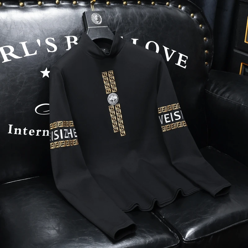 2024秋冬新款IUIUG轻奢品质半高领双面绒打底衫