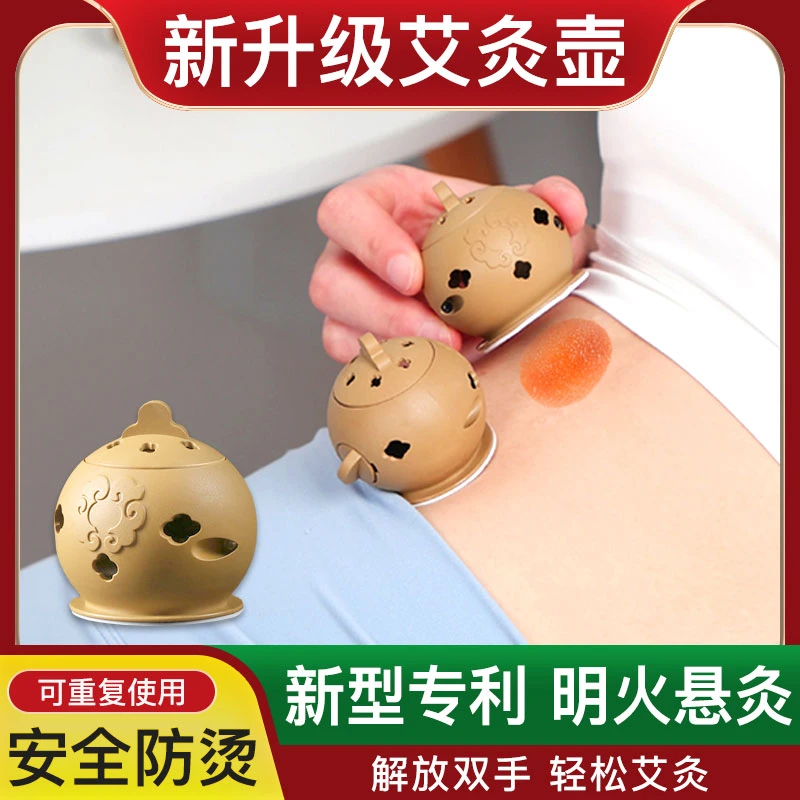 艾灸盒随身灸便携家用艾灸壶小艾灸罐艾灸工具艾贴艾灸柱全身通用