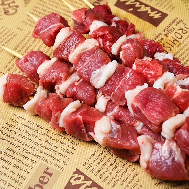 美享时刻原切内蒙古清真牛肉串家庭户外烧烤食材