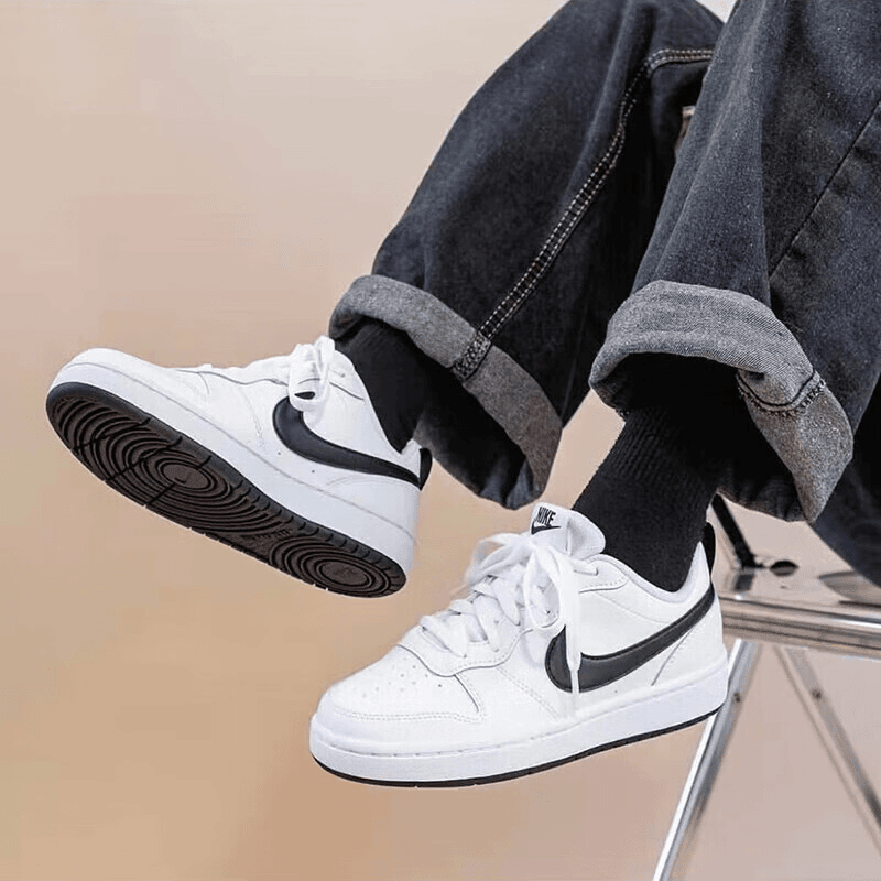 Nike耐克女鞋COURT LOW GS经典低帮休闲板鞋BQ5448-104