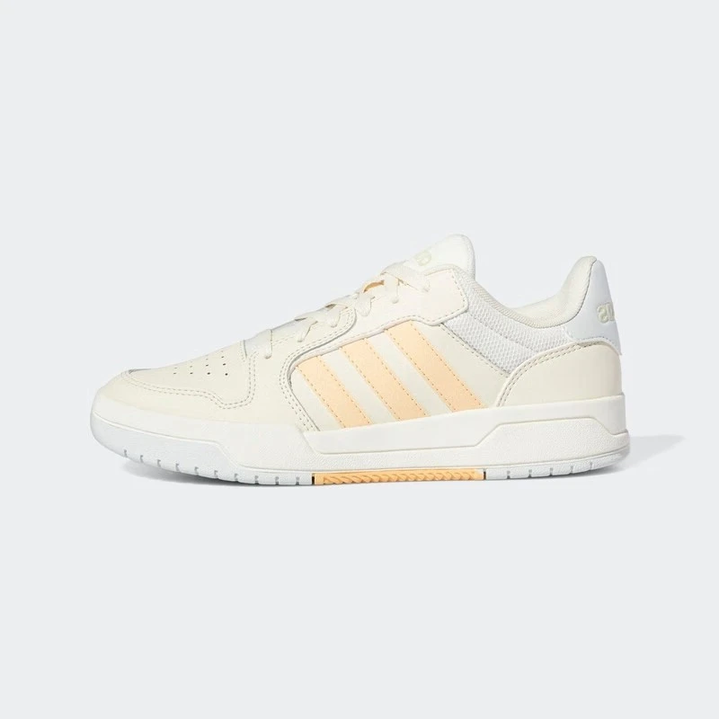 【微瑕慎拍】阿迪达斯女子鹅黄运动休闲板鞋GZ6808,-36(鞋盒破)