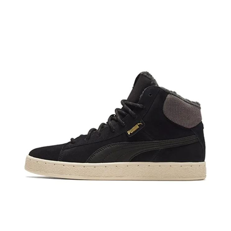 【断码一双】彪马翻毛皮加绒保暖复古休闲女子中帮板鞋363705-02