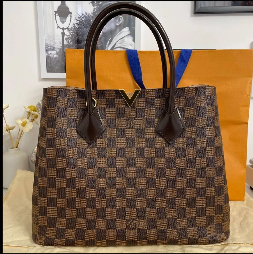 95新 LouisVuitton/路易威登 赛比专属/LV肯辛顿手提包/98新