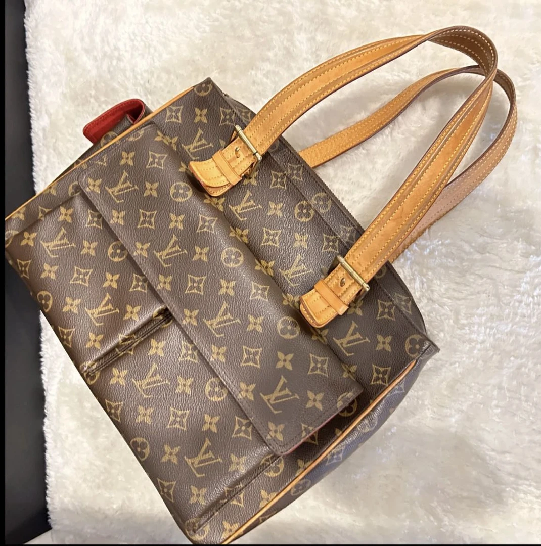 95新 LouisVuitton/路易威登 赛比专属/LV老花腋下包/95新