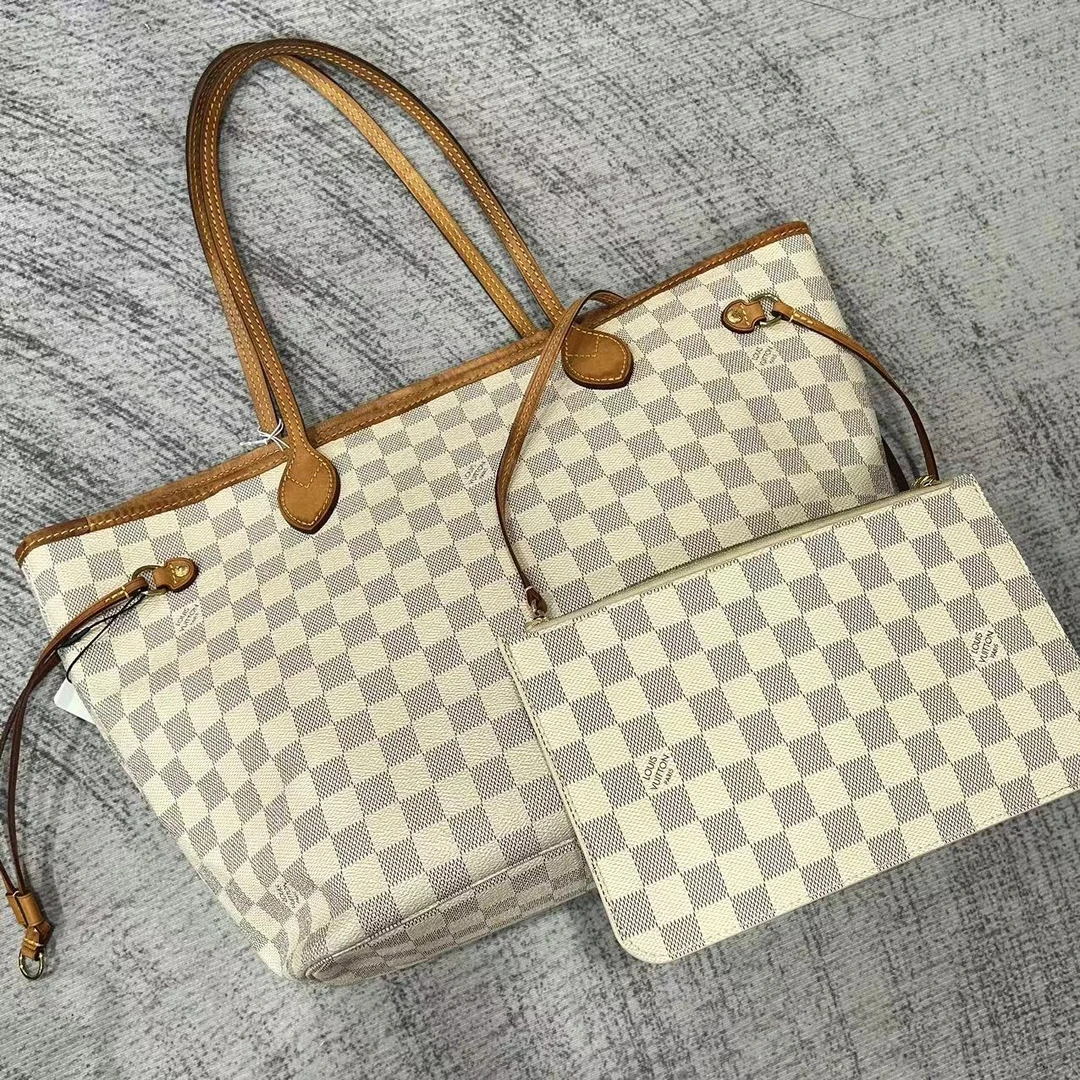 95新 LouisVuitton/路易威登 多多奢品/LV中号购物袋包/98新