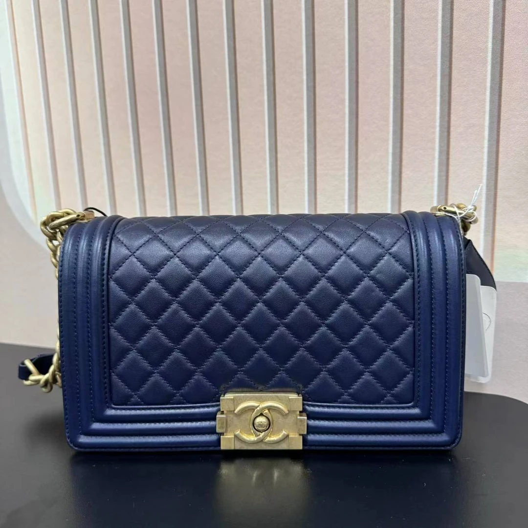 95新 Chanel/香奈儿 多多奢品/香奈儿leboy斜挎包/98新
