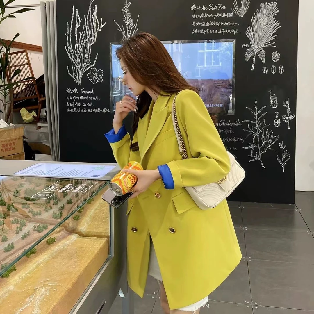 38-1507 新款高级感炸街小个子休闲西装外套  120