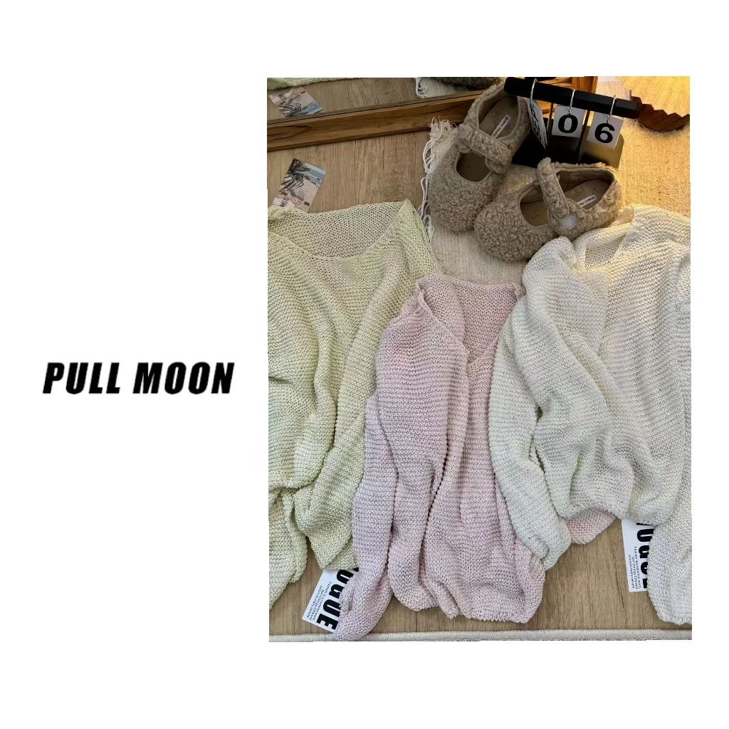 910-5/118   CF 新款宽松温柔百搭亮片毛衣