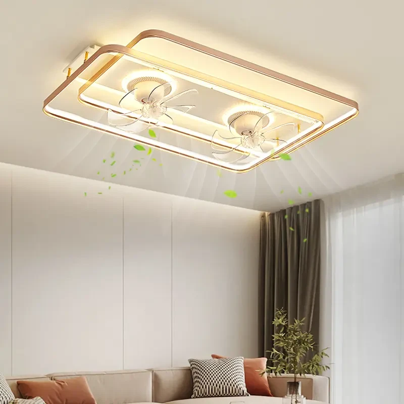 2025新款轻奢星云360°风扇客厅灯智能现代简约网红家用大气节能灯