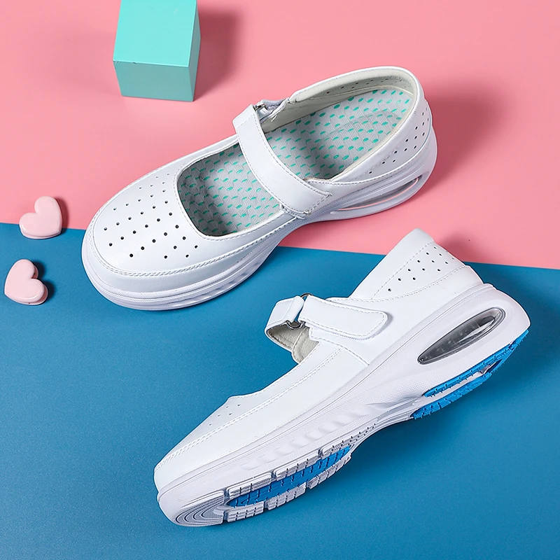 伊护夏季气垫护士鞋女款2023爆款软底透气不累脚防滑防臭正品直播