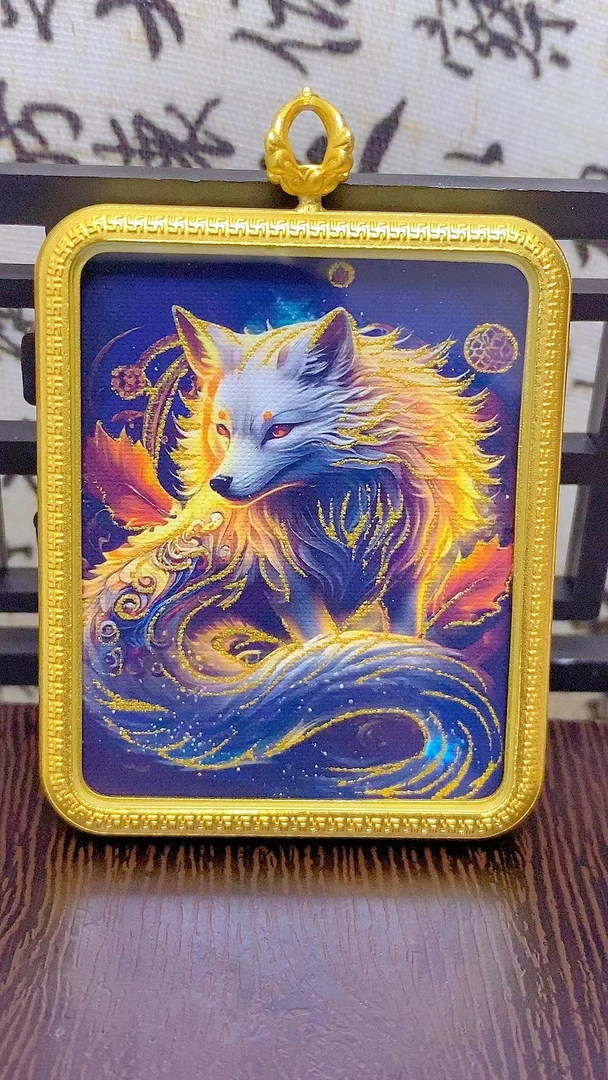 精品红狐（唐卡）热贡 文化 高品画卡B02