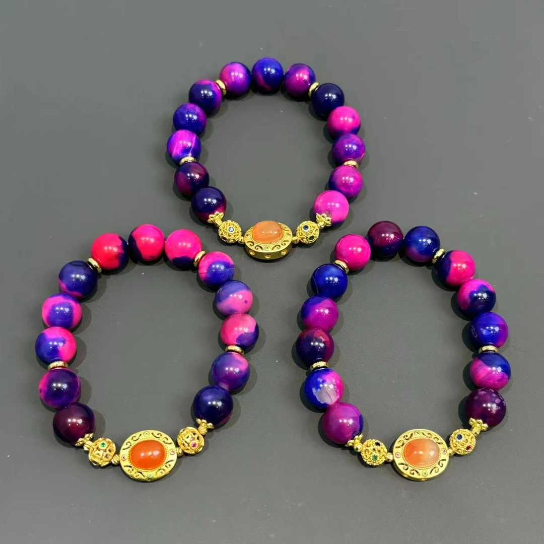 s947-国风紫俱来玛瑙手串-多样性只发一件-合金