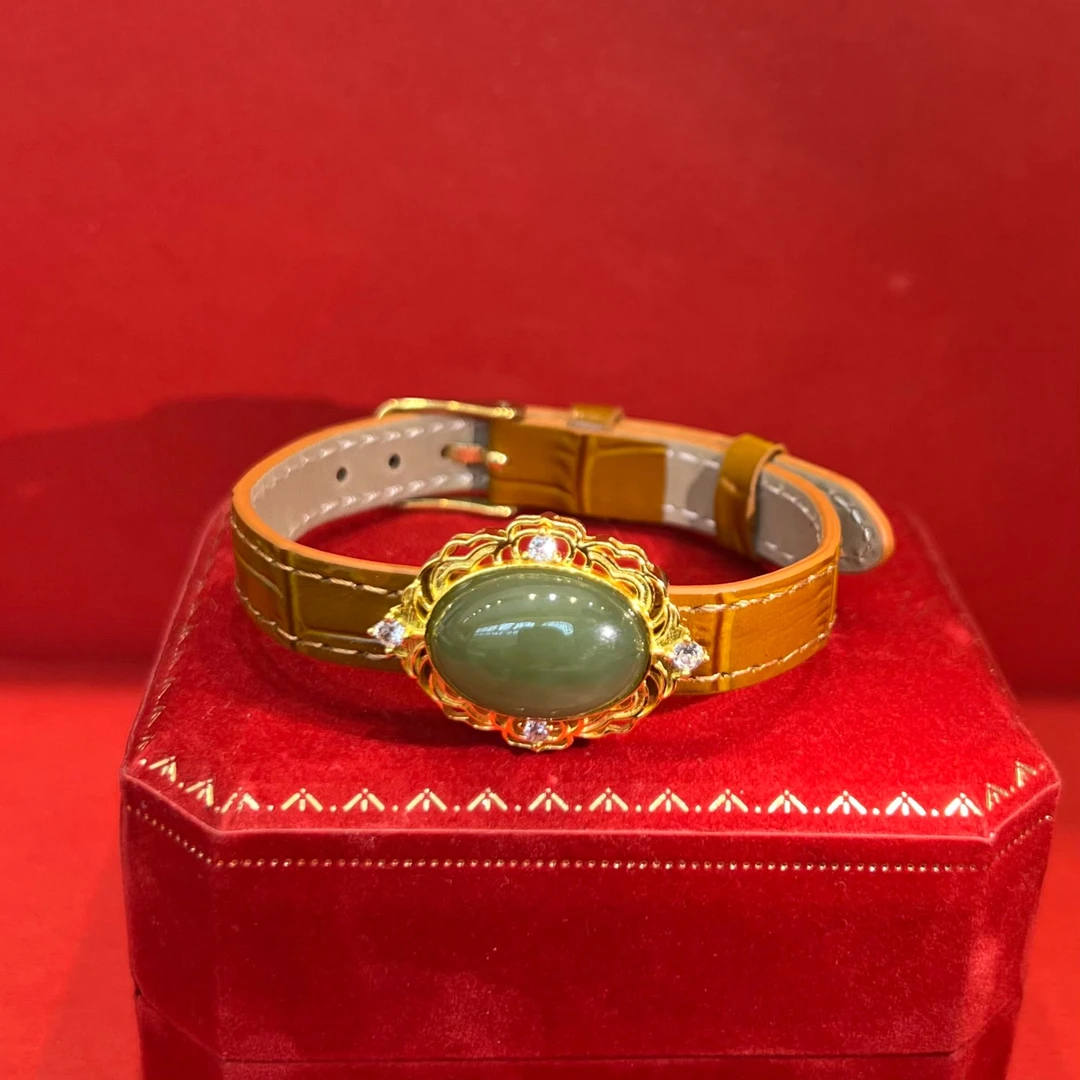 s864-和田玉手表链-合金