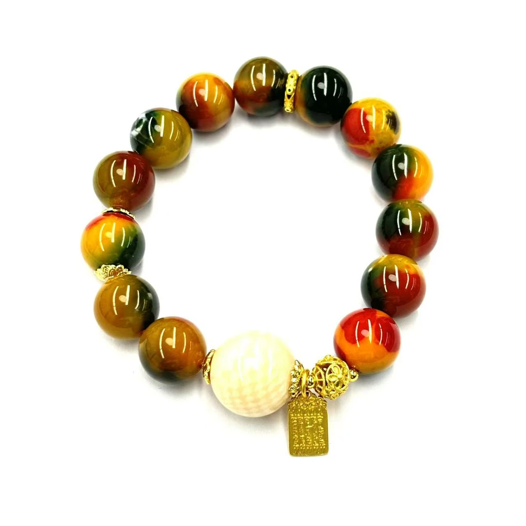 s1047-民族风设计款甘文草玛瑙手串-多样性只发一件